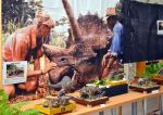 mini dinoszaurusz modell diorama kiallitas sm