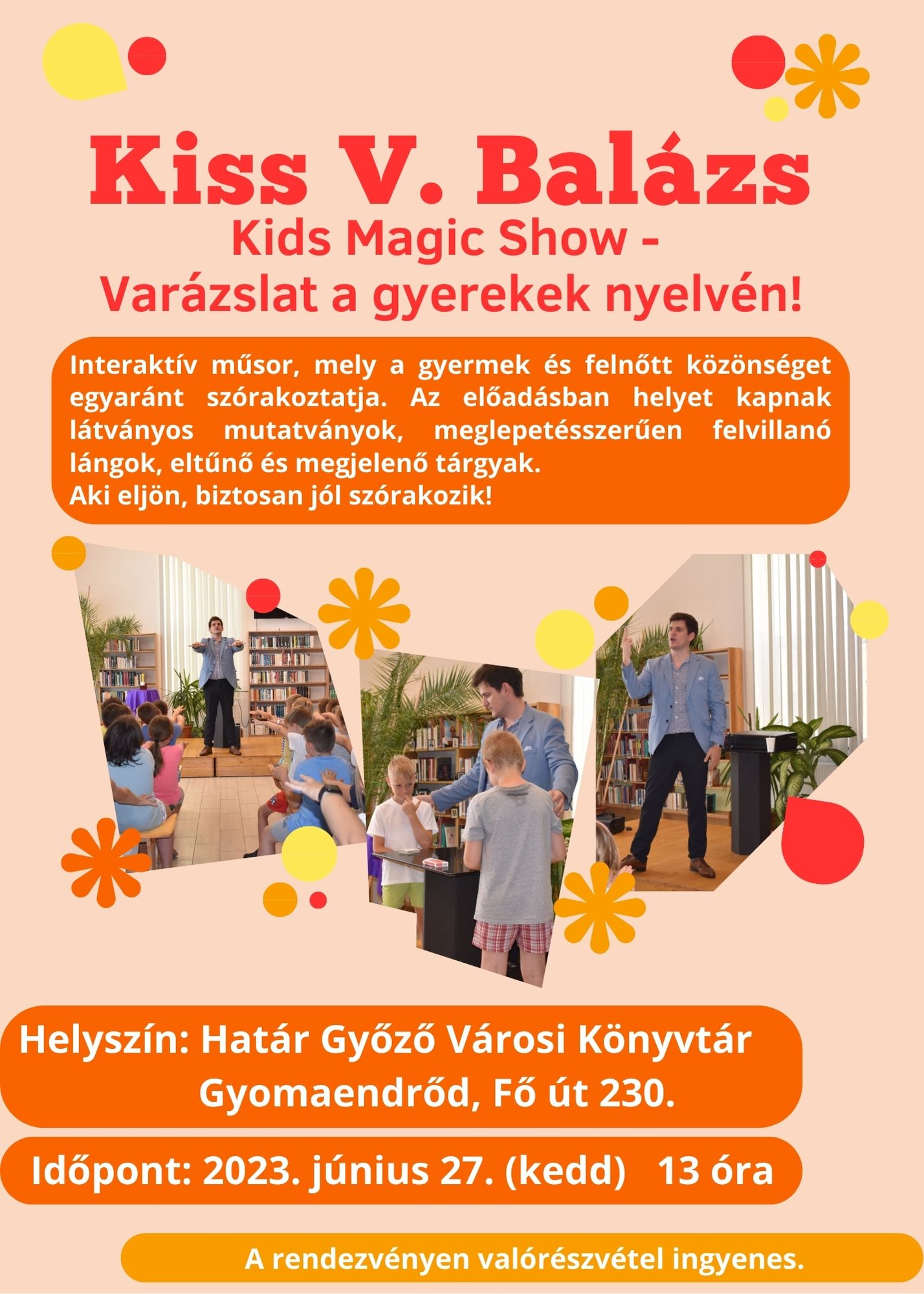 kids magic show plakat